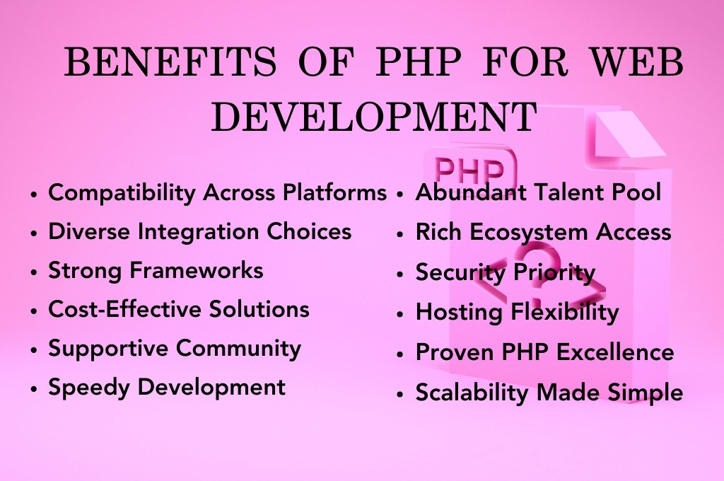 Benefits of PHP for Web Development