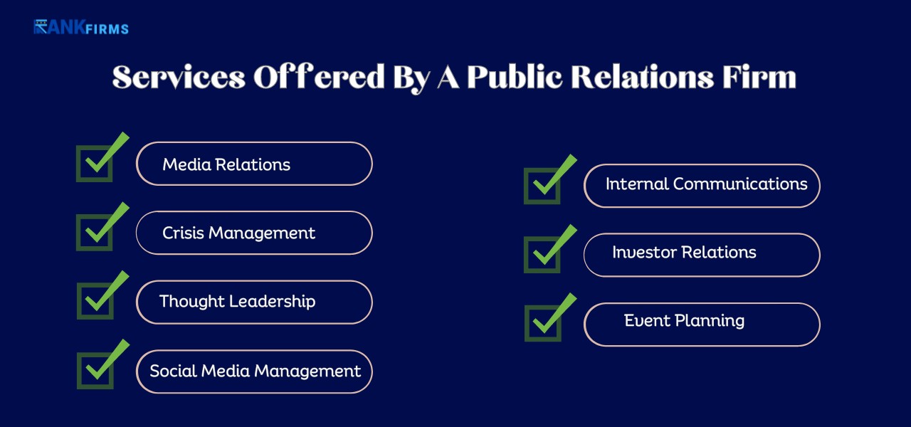 Services Offered By A Public Relations Firm